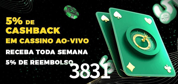 Promoções do cassino ao Vivo 3831
